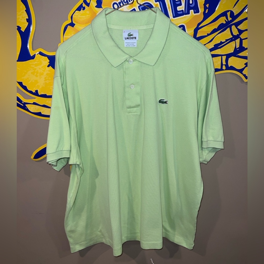 Lacoste Men's Light Green Polo Shirt